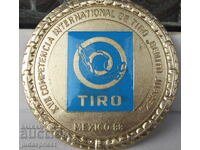 Αθλητικό μετάλλιο πλακέτα παγκόσμιου πρωταθλήματος σκοποβολής 1988