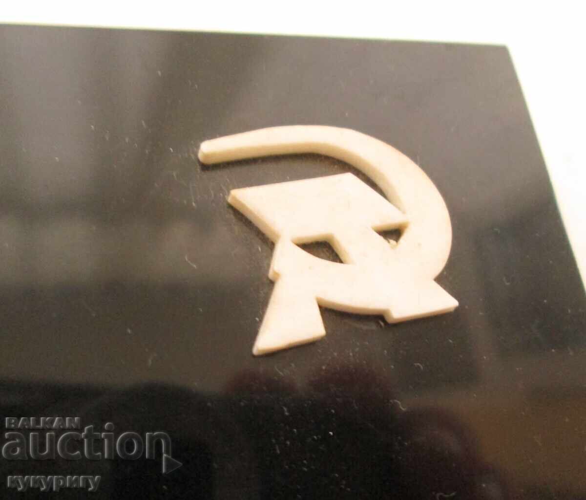 USSR Russian Social Pencil Holder Space Cosmic Souvenir - 7