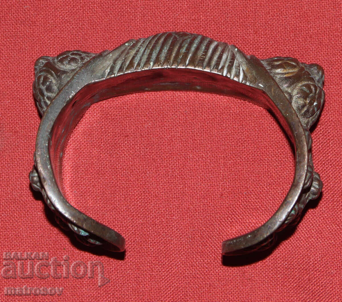 Licitație Brățară veche tradițională din bronz, bijuterie, cataramă