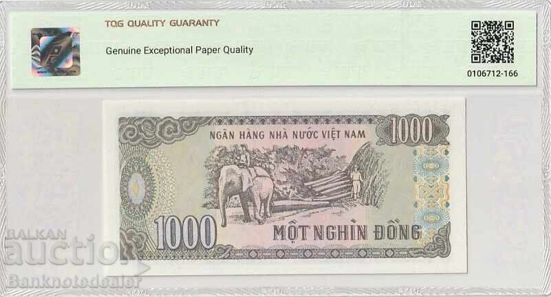 Vietnam 1000 Dong 1988 Pick 106a 67 EPQ Superb Gem Uncirculated with price 75.00 BGN | € 38.35
