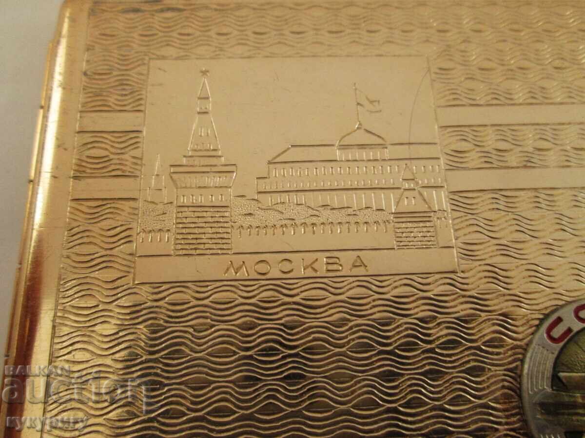 Old Russian USSR Soc snuffbox cosmos space souvenir with price 40.00 BGN | € 20.45