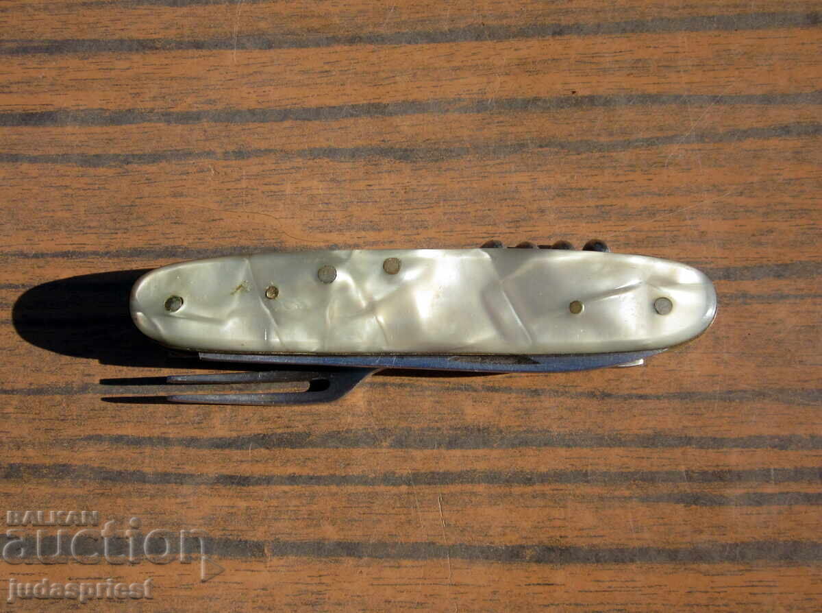 Παράδοση Βουλγαρικό τουριστικό σουγιά με πιρούνι, κουτάλι Τέρβελ Παράδοση Βουλγαρικό τουριστικό σουγιά με πιρούνι, κουτάλι Τέρβελ