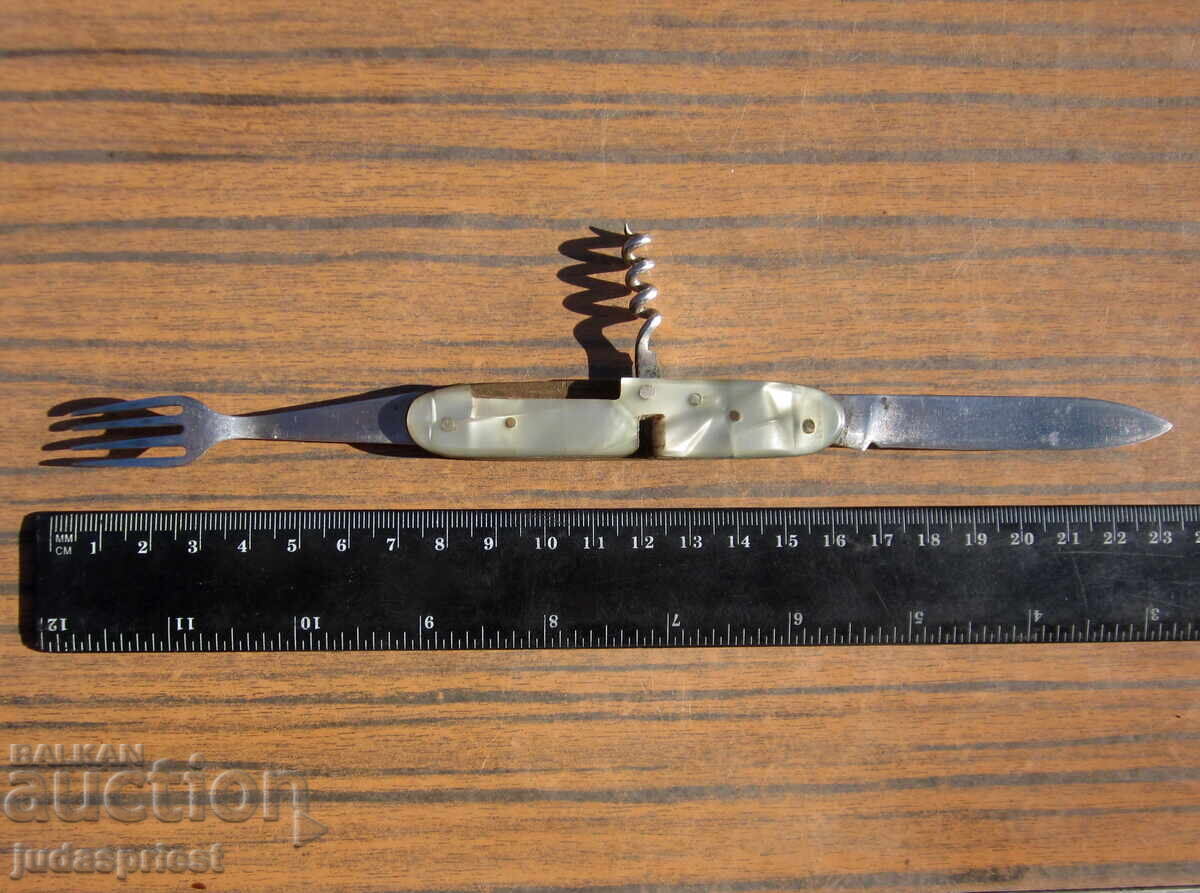 Βουλγαρικό τουριστικό σουγιά με πιρούνι, κουτάλι Τέρβελ - 7 Βουλγαρικό τουριστικό σουγιά με πιρούνι, κουτάλι Τέρβελ - 7