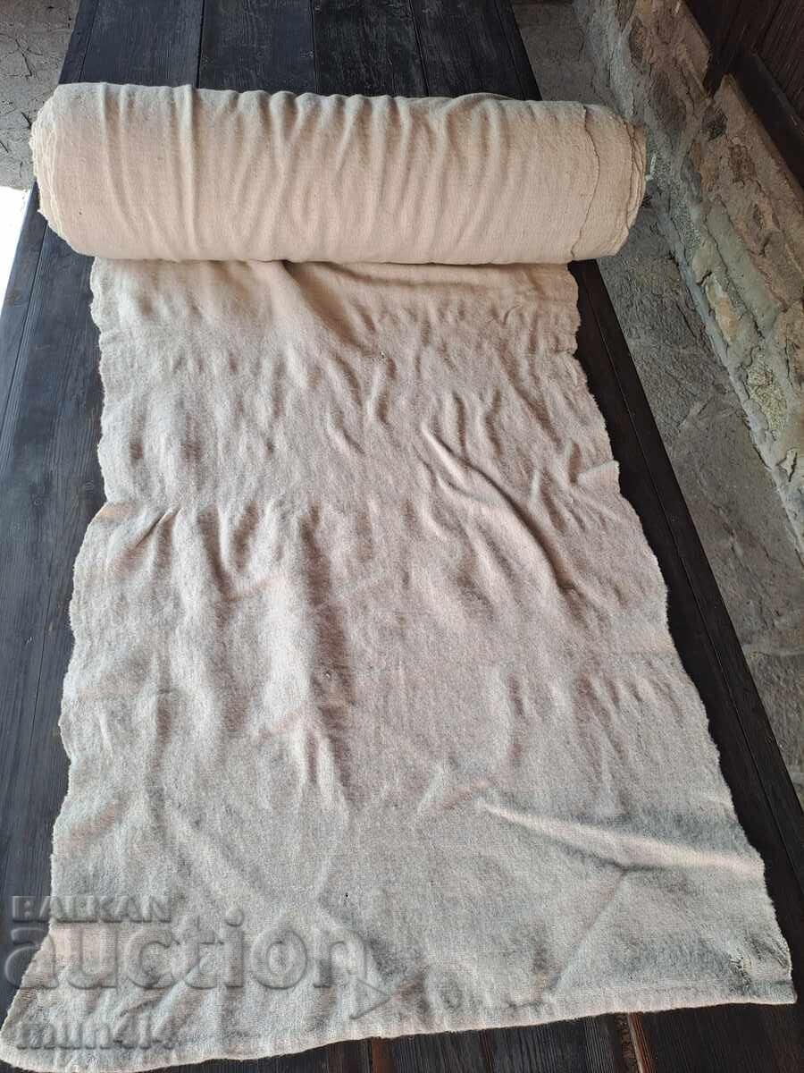 White 16m. Shayak (a type of woolen fabric) handwoven woolen cloth