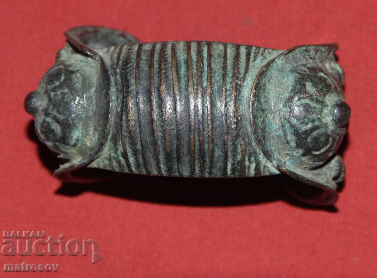 Old traditional bronze bracelet jewelry slingshot with price 200.00 BGN | € 102.26