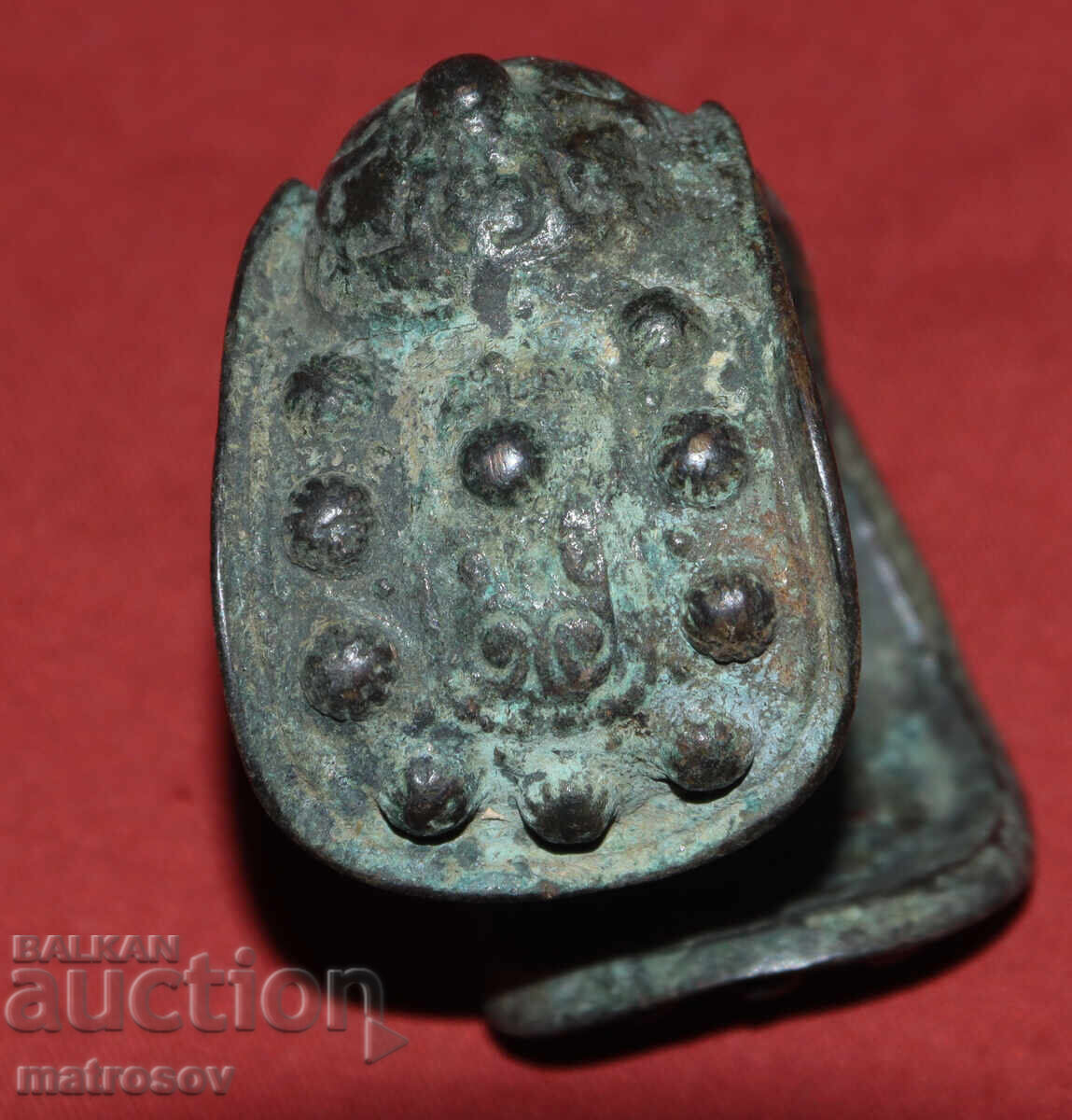 Old traditional bronze bracelet jewelry slingshot - 6