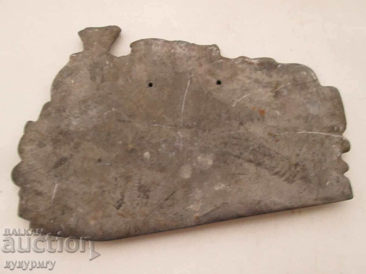 Стара метална табела за стена влак парен локомотив - 5