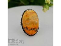 Inel de argint cu Bee Jasper