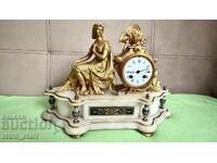 Γαλλικό ρολόι τζακιού. Διαβάστε την περιγραφή!