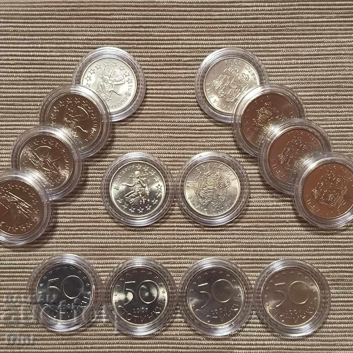 Auction Bulgaria 50 Stotinki 2004 Year UNC - Bulgaria in NATO Auction Bulgaria 50 Stotinki 2004 Year UNC - Bulgaria in NATO