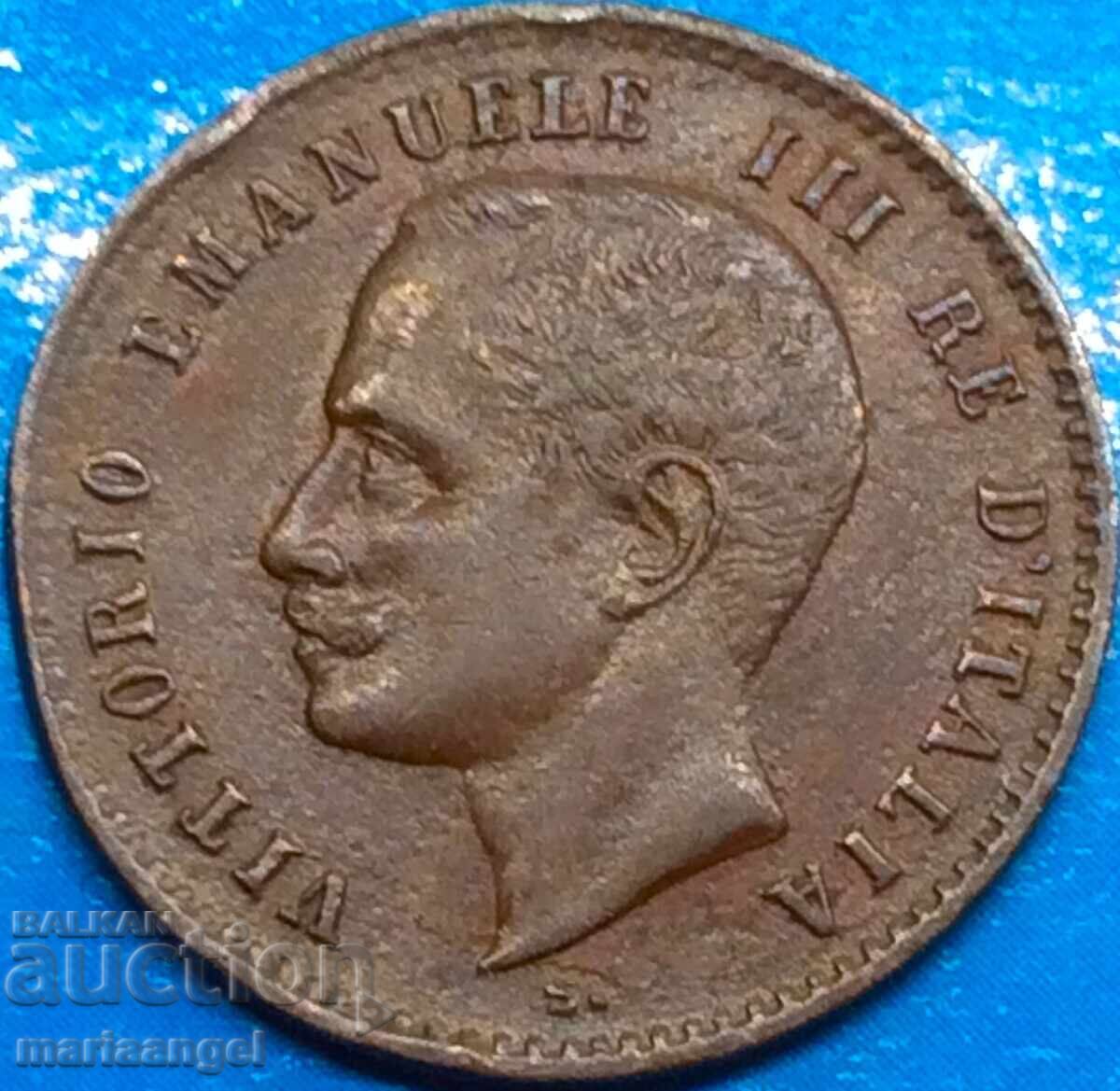 2 чентесими 1903 Италия Виктор Емануел II - рядка - 7