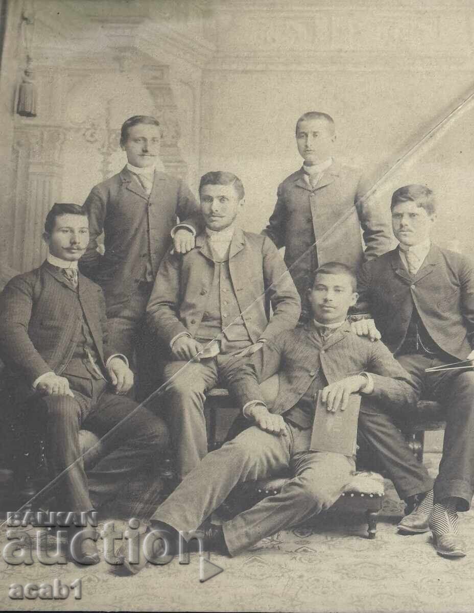 Παράδοση Παλιά Φωτογραφία σε Κορνίζα Ρούσε 1892