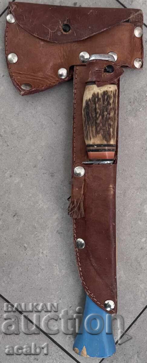 Δημοπρασία Τσεκούρι και Μαχαίρι Τουριστικό σετ