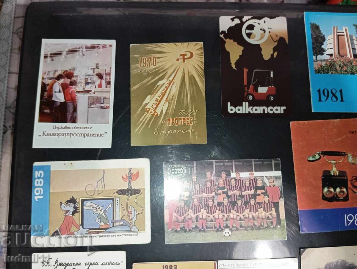 Lot de 21 bucăți de calendare vechi - 7