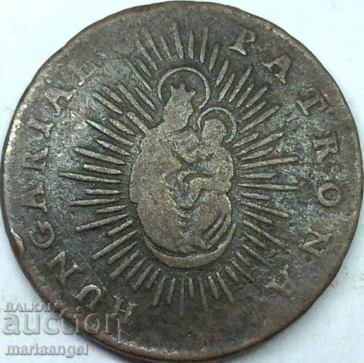 Hungary 1 denar 1765 Austria M. Theresia - rare - 5