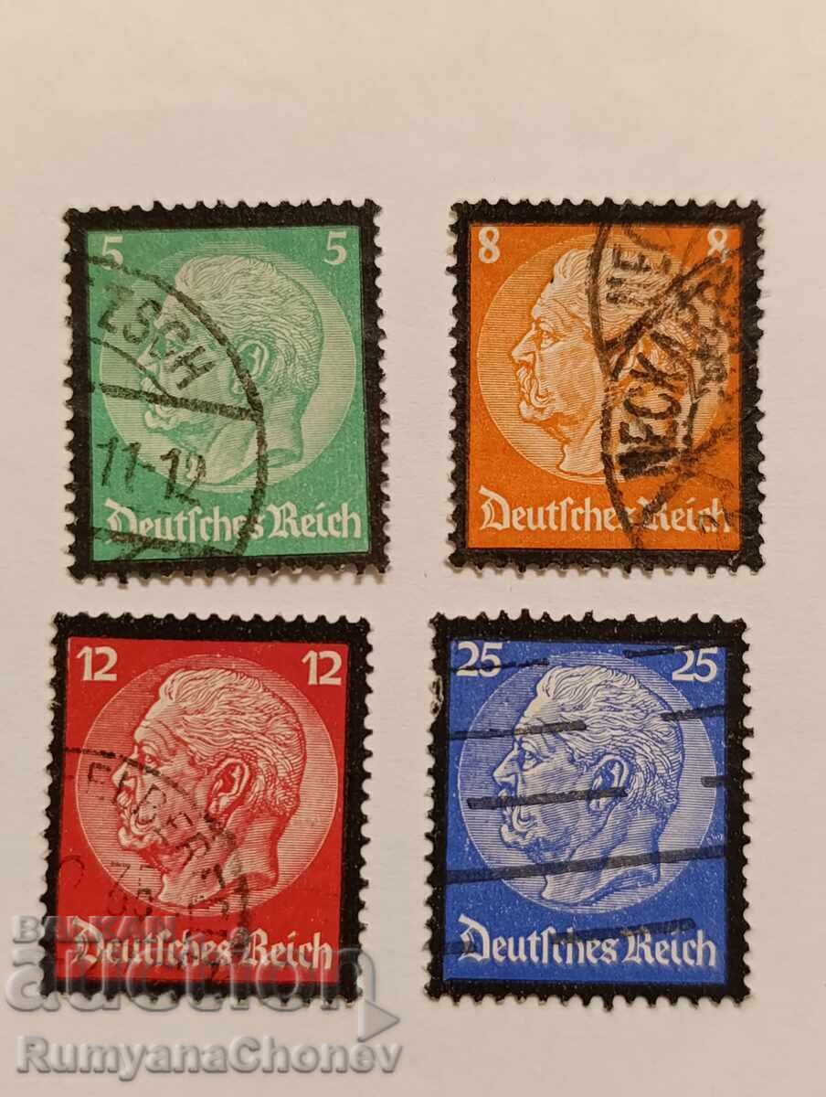Пощенски марки Германия 1934