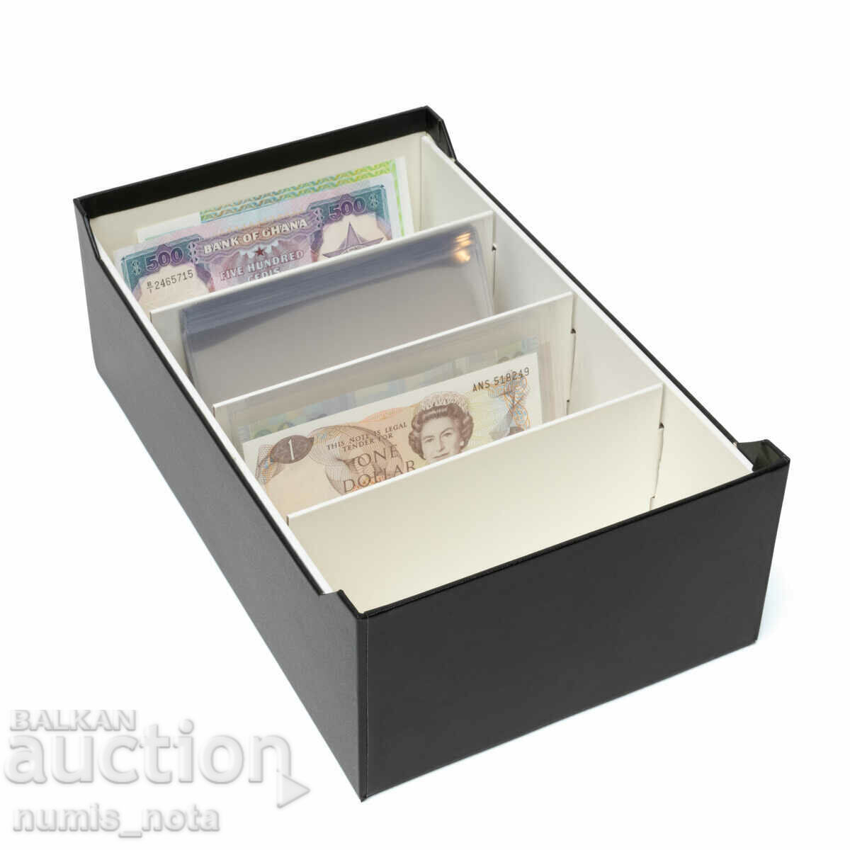 κουτί για αποθήκευση έως 500 τραπεζογραμματίων - LOGIK με τιμή 68.00 BGN | € 34.77