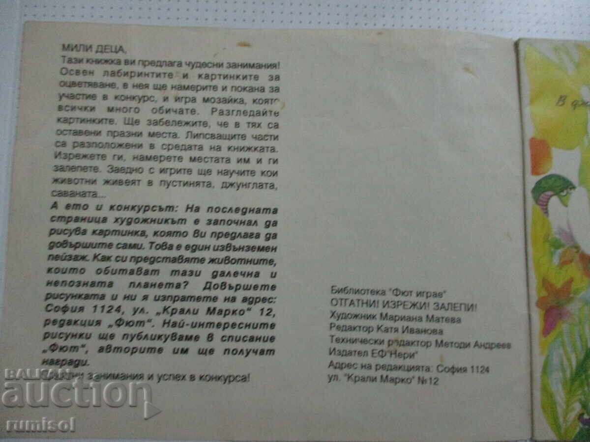 Ghicește, taie, lipește cu preț € 0.19 | 0.37 BGN