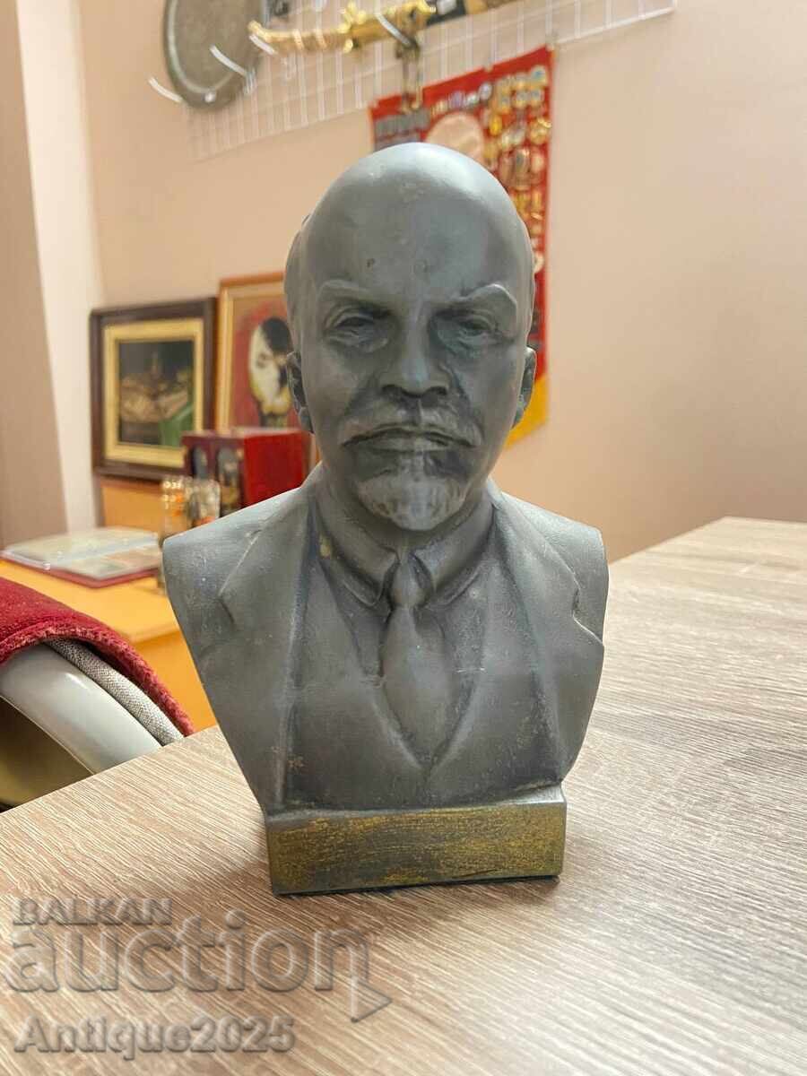 Προτομή Β. Ι. Λένιν, αλουμίνιο, δεκαετία 1970