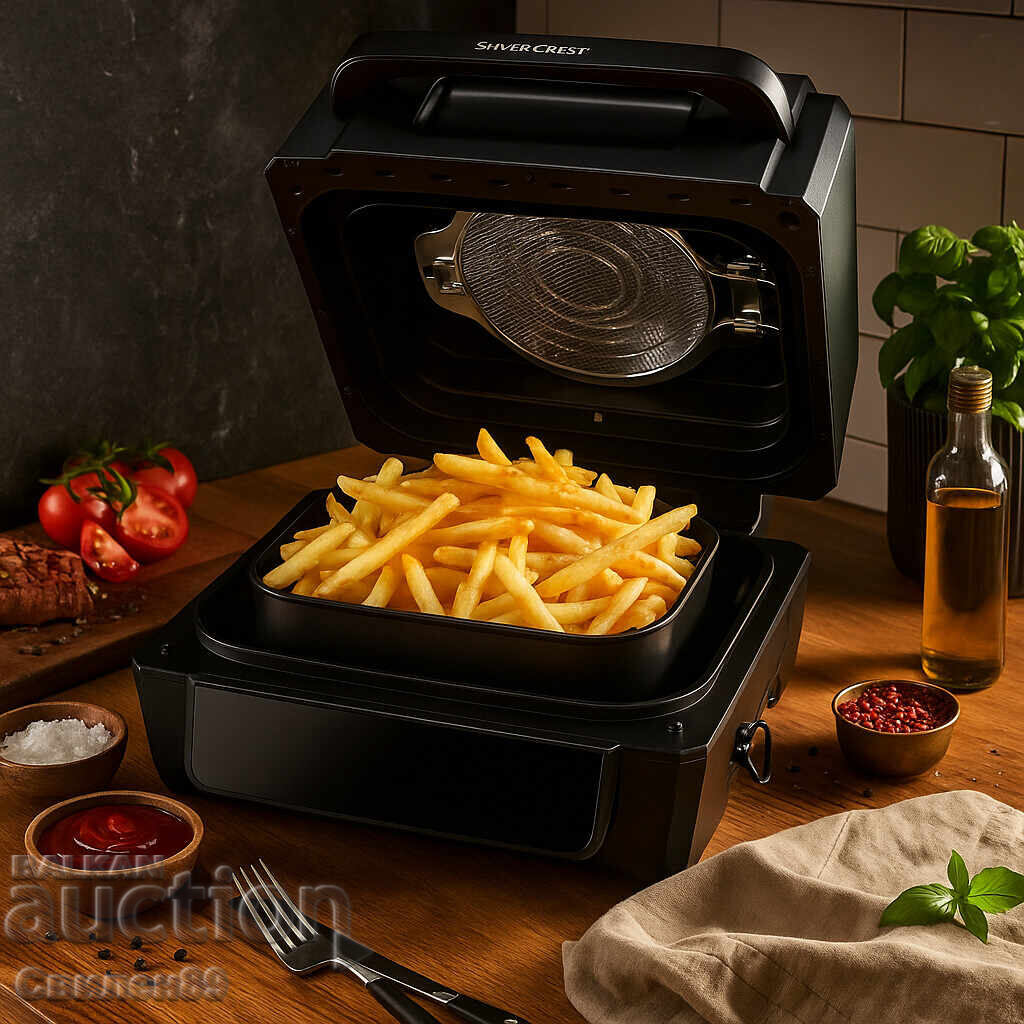 2-in-1 SilverCrest Air Fryer with Grill - crispy, delicious - 5 2-in-1 SilverCrest Air Fryer with Grill - crispy, delicious - 5
