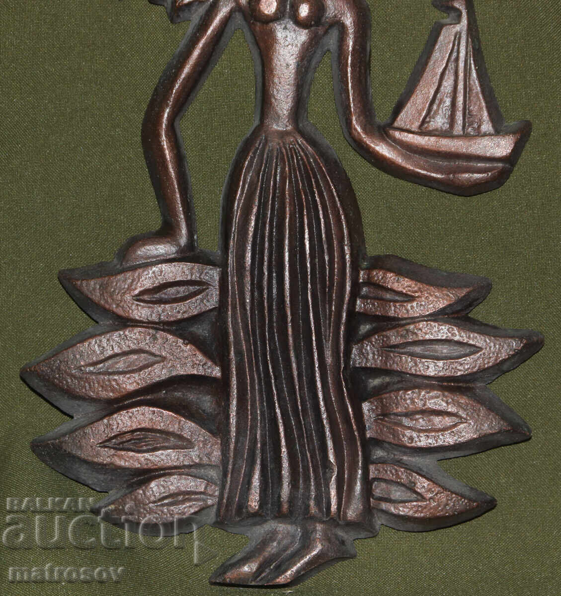 Russian metal wall decoration, woman on the seashore - 5 Russian metal wall decoration, woman on the seashore - 5