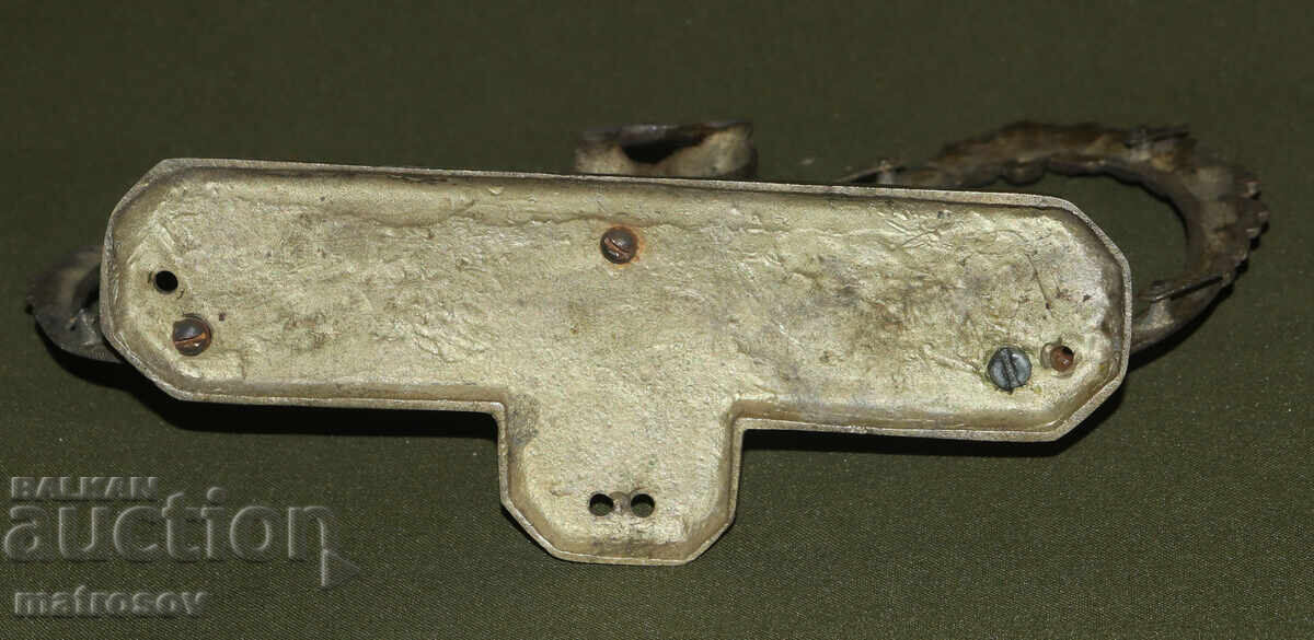 Metal double tabletop picture frame, female figure - 7