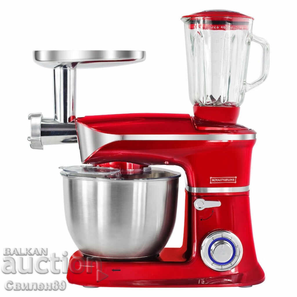 Kitchen Robot 3 in 1 Royalty Line RL-PKM1900.7BG - 1900W, 6 with price 227.00 BGN | € 116.06