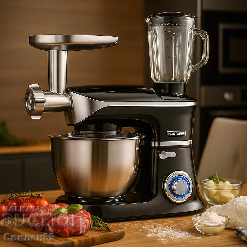 Kitchen Robot 3 in 1 Royalty Line RL-PKM1900.7BG - 1900W, 6