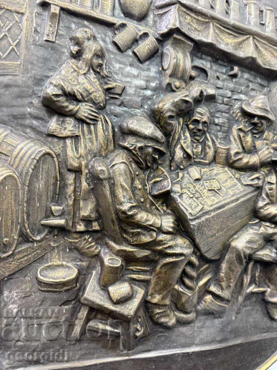 Βελγικό χάλκινο ανάγλυφο / χαρτοπαίκτες. Νο. 7448 - 7