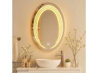 Oglindă de baie cu lumină LED
