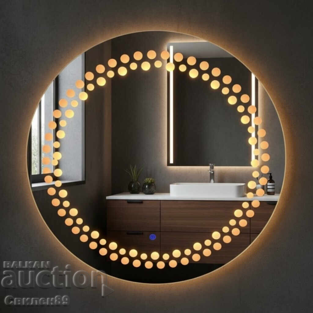 Oglindă de lux cu iluminare LED și tehnologie tactilă - 7