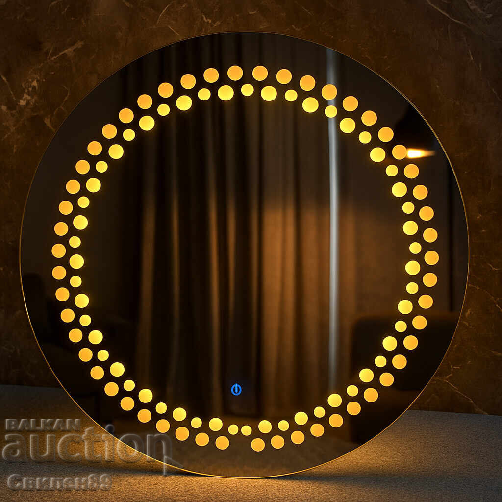 Oglindă de lux cu iluminare LED și tehnologie tactilă