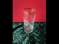 Pahar - 1 bucată, sticlă fin gravată, 12/5 cm înălțime