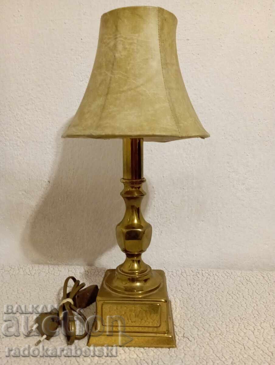 Antique brass lamp