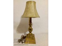 Lampă de masă din alamă veche