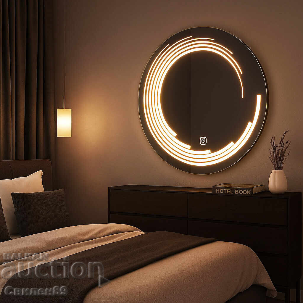 Δημοπρασία Φωτιζόμενος LED καθρέφτης με αντιθαμβωτικό και touch control