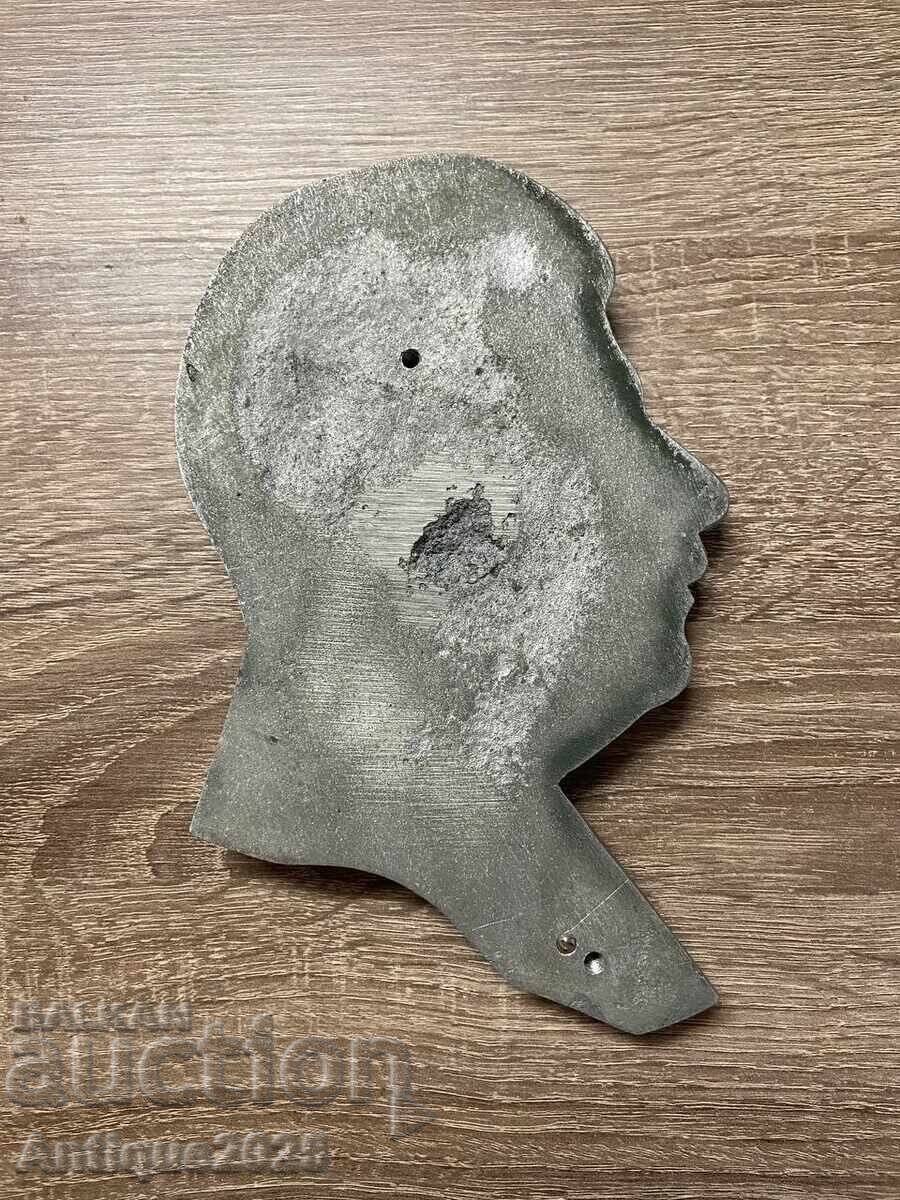Basorelief al lui I. V. Stalin, aluminiu, URSS, anii '50-'70 cu preț € 20.00 | 39.12 BGN
