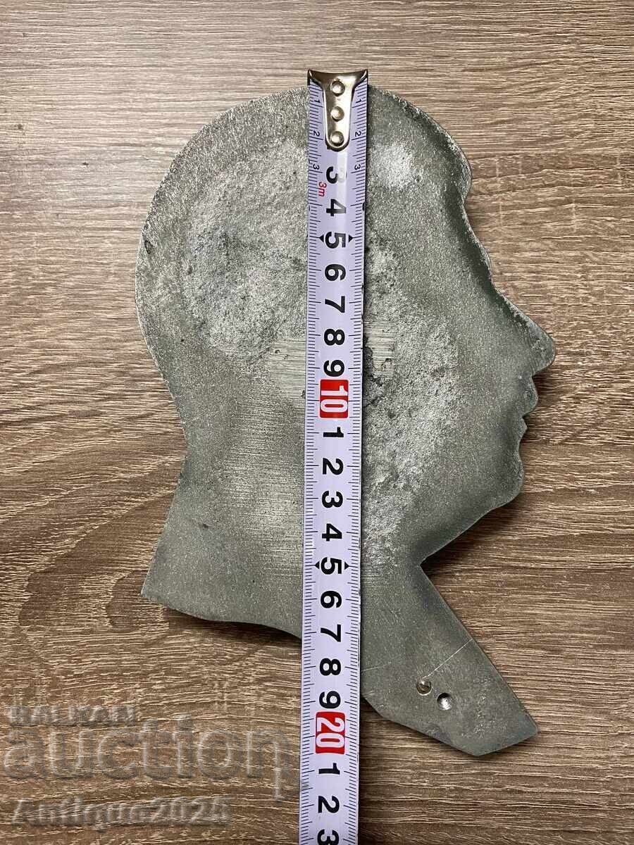 Licitație Basorelief al lui I. V. Stalin, aluminiu, URSS, anii '50-'70