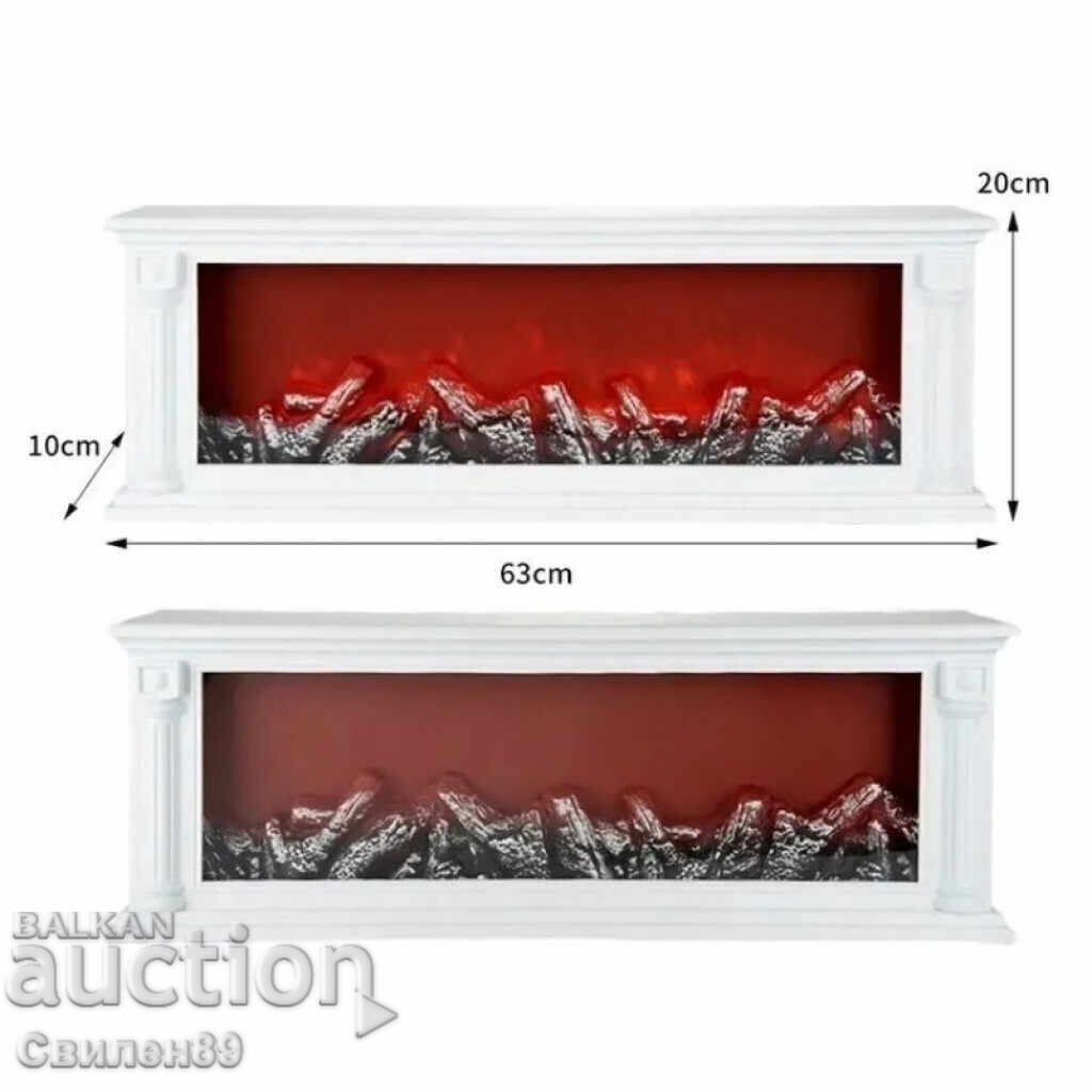 LED fireplace with ember effect - comfort and atmosphere without smoke and fire with price 90.00 BGN | € 46.02
