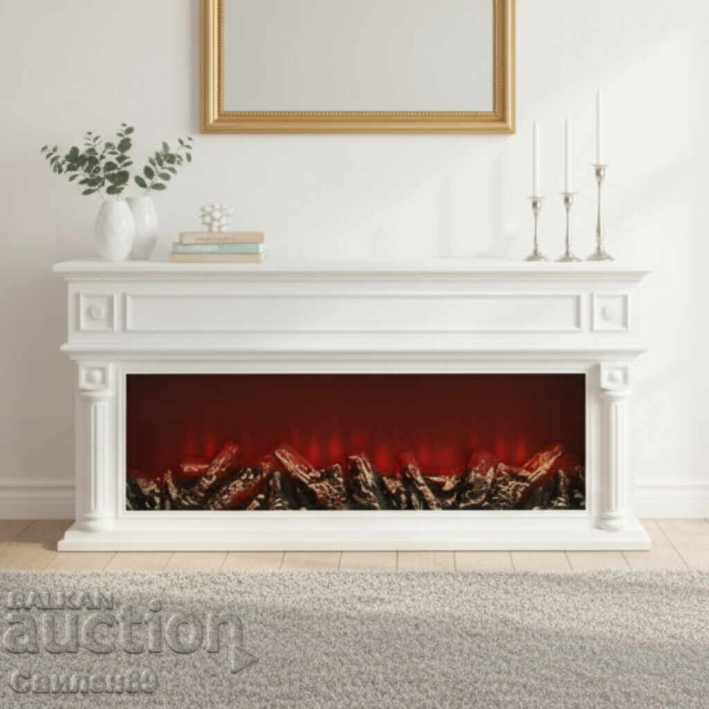 Auction  LED fireplace with ember effect - comfort and atmosphere without smoke and fire
