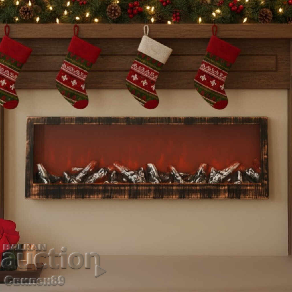 Τεχνητό LED τζάκι 24'' – ζεστασιά και φλόγα χωρίς καπνό και συντήρηση