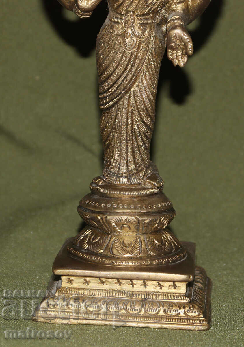 Bronze decorative statue sculpture, the goddess Lakshmi - 5