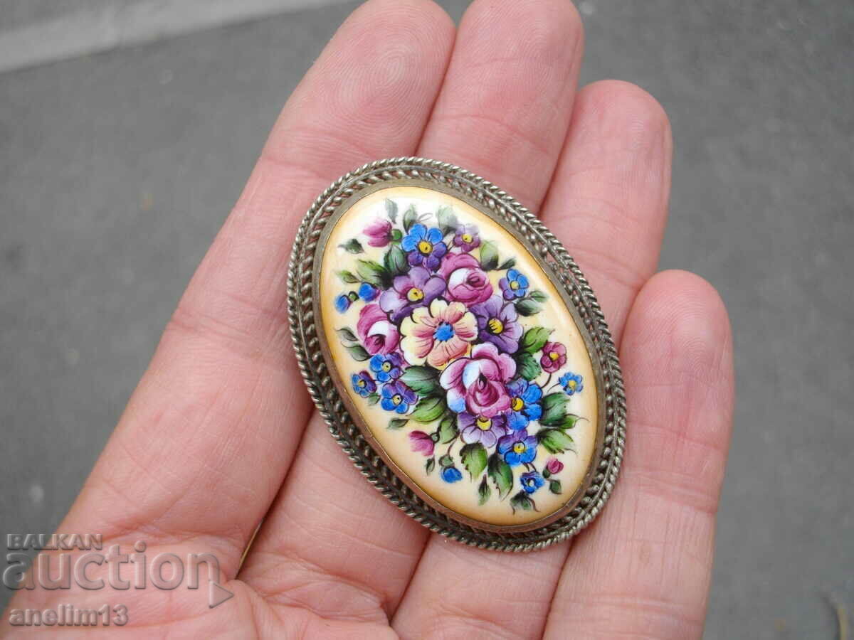 ΠΑΛΙΑ ΚΑΡΦΙΛΑ ΒΑΜΜΕΝΗ ΧΕΙΡΟΠΟΡΣΕΛΑΝΗ ΜΕ ΑΣΗΜΕΝΗ ΣΤΗΡΙΞΗ με τιμή 55.00 BGN | € 28.12 ΠΑΛΙΑ ΚΑΡΦΙΛΑ ΒΑΜΜΕΝΗ ΧΕΙΡΟΠΟΡΣΕΛΑΝΗ ΜΕ ΑΣΗΜΕΝΗ ΣΤΗΡΙΞΗ με τιμή 55.00 BGN | € 28.12