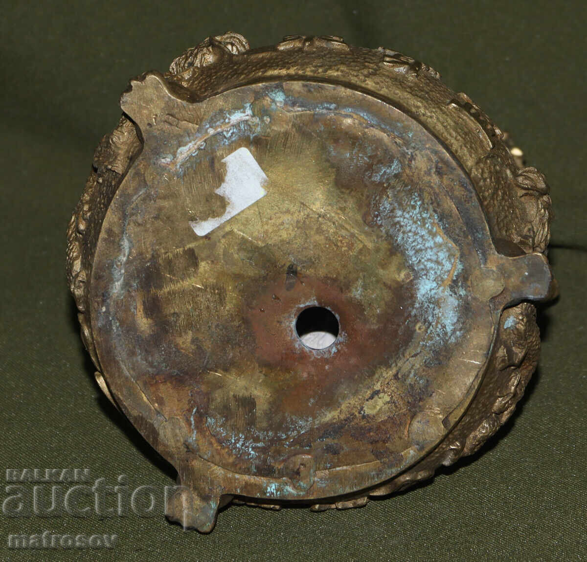 Месингова фигура китайска митология куче Фу - 7