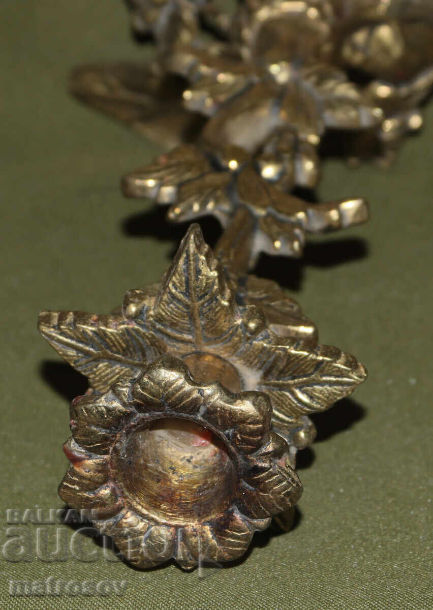 Χάλκινο διακοσμητικό κηροπήγιο - 6 Χάλκινο διακοσμητικό κηροπήγιο - 6