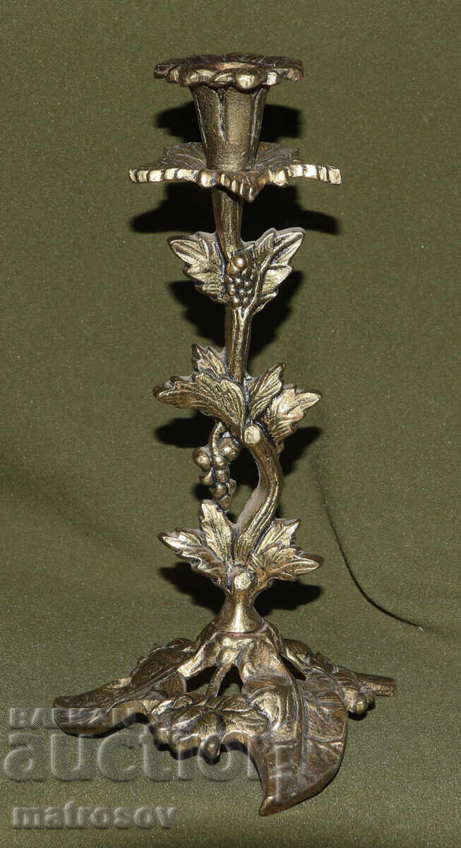 Χάλκινο διακοσμητικό κηροπήγιο - 7 Χάλκινο διακοσμητικό κηροπήγιο - 7