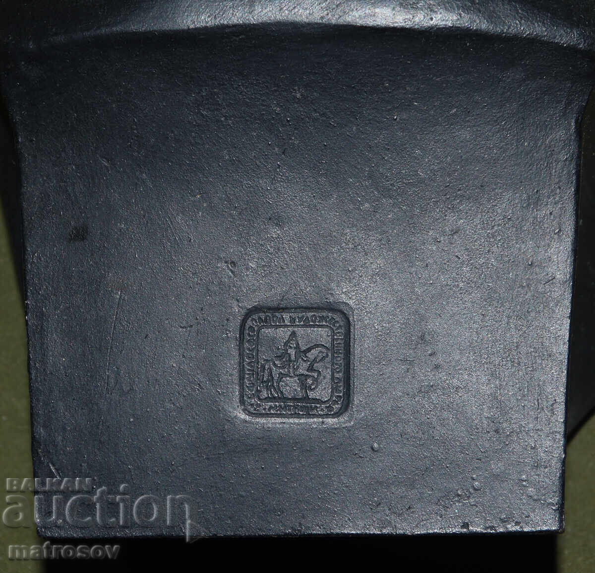 Auction  Metal sculpture bust Russia USSR Vladimir Ilyich Lenin