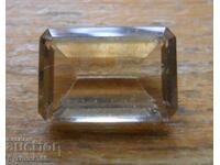 Φασεταρισμένος ημιπολύτιμος λίθος - καπνίας χαλαζίας