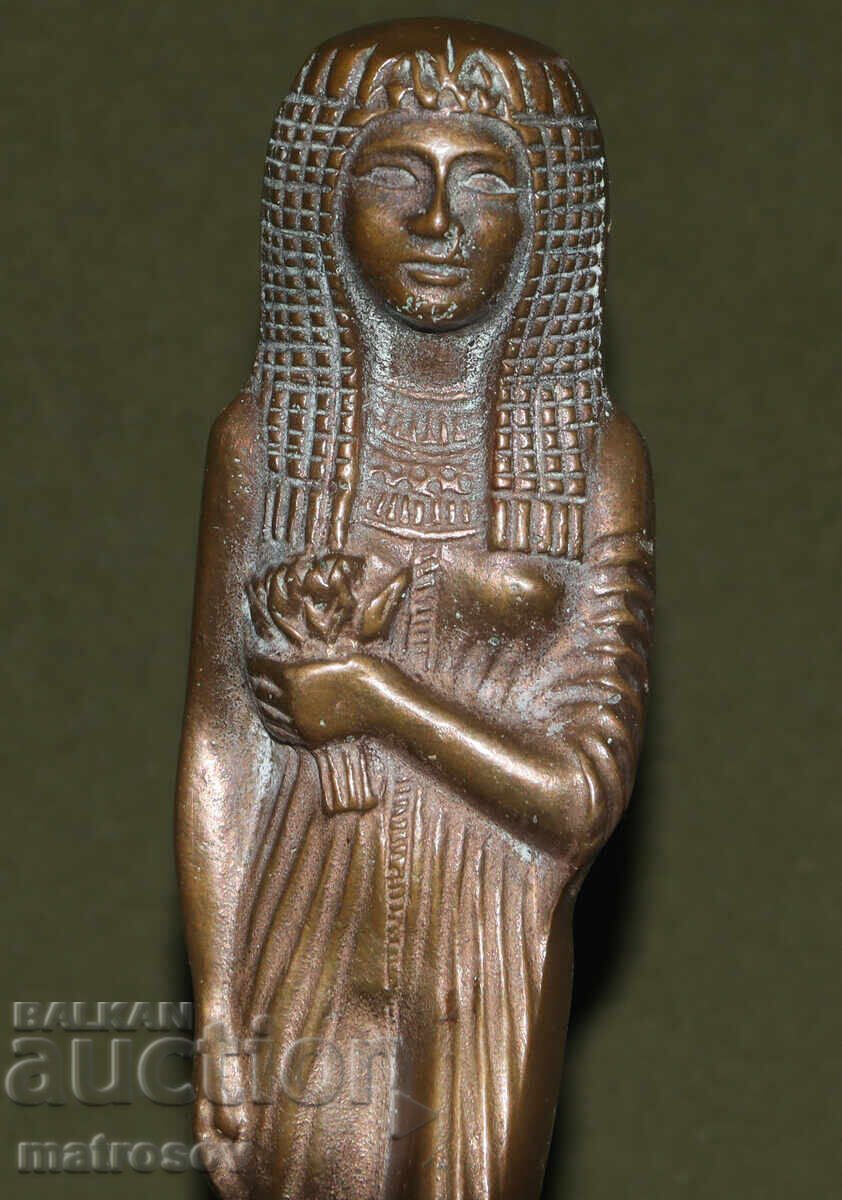 Auction  Original Bronze Sculpture, Stylized Figure, Egypt