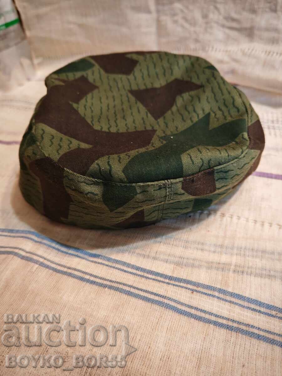 Аукцион Оригинална Българска Соц Военна Камуфлажна Шапка 1970те г.